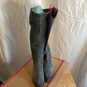 Sam Edelman suede western tall boots